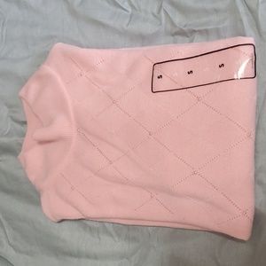 Pink long sleeve sweater Size Small